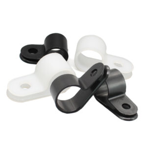 Black And White Cable Clips Details