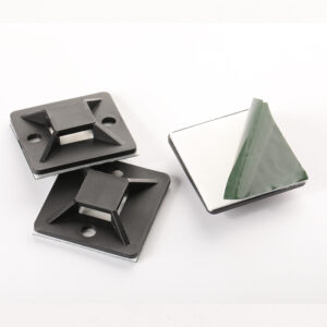 Details of Black Adhesive Cable Tie Base
