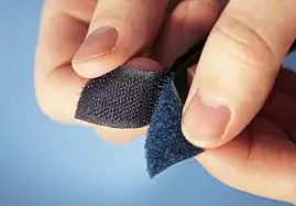 combination of both zip ties and Velcro